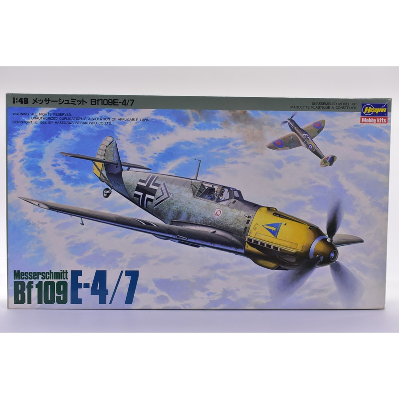 Messerschmitt Bf109 E-4/7 J21/48 Scale | J002| Hasegawa