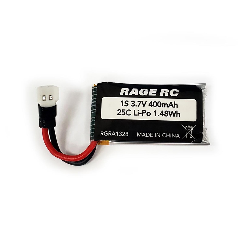 Micro Warbirds 25C LiPo (3.7V/400mAh) | RGRA1328 | Rage