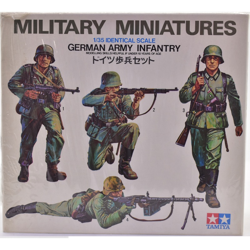 Military Miniatures german Army Infantry1:35 Scale | MM102 | Tamiya Models
