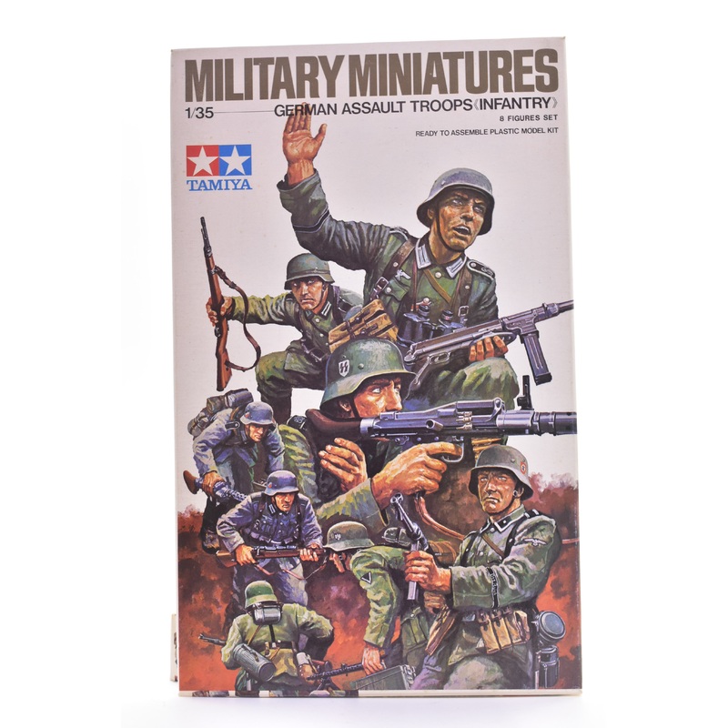 Military Miniatures German Assault Troops Infantry 1:35 Scale  | MM130 | Tamiya Models