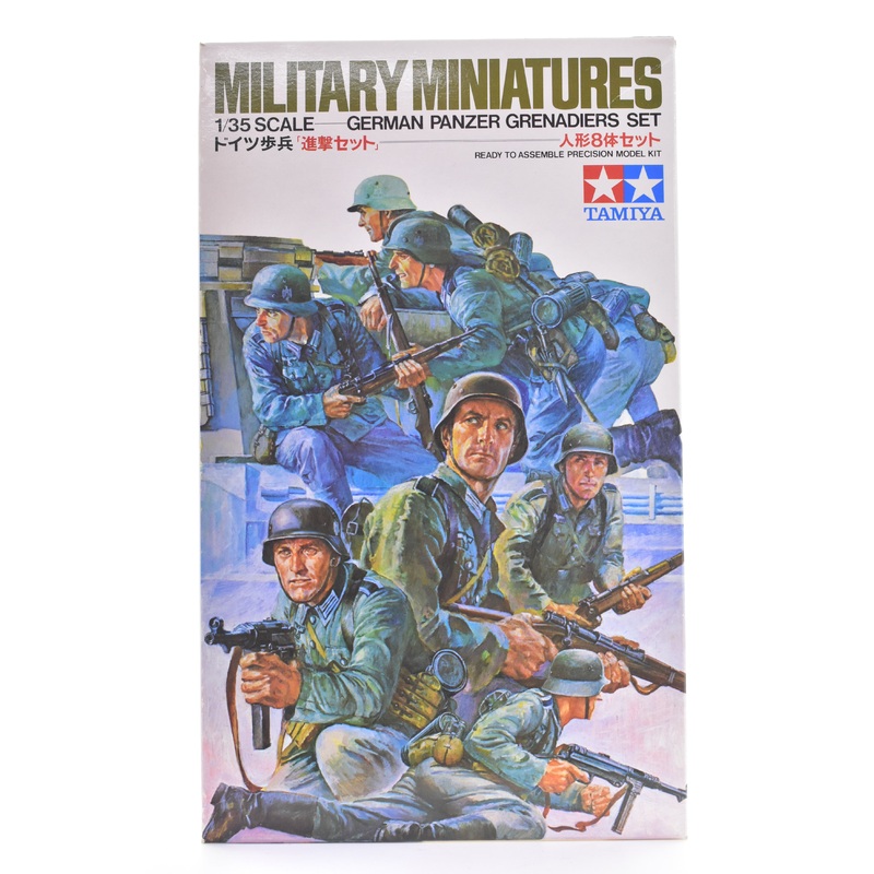 Military Miniatures German Panzer Grandadiers Set 1:35 Scale | MM161 | Tamiya Models