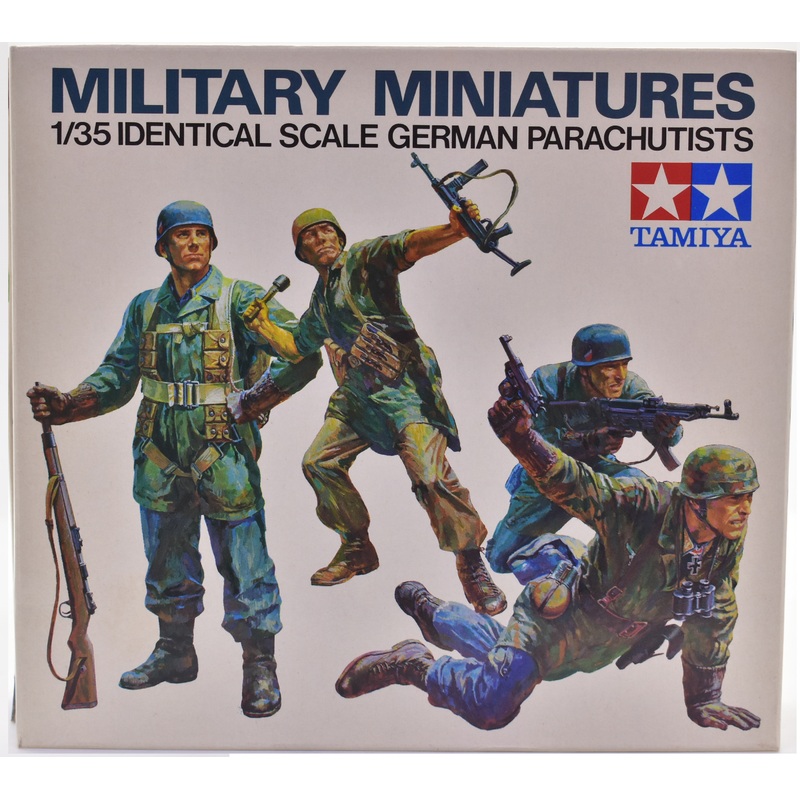 Military Miniatures German Parachutists 1:35 Scale | MM112 | Tamiya Models