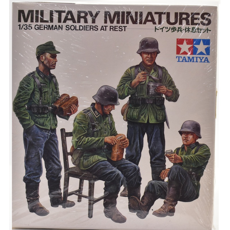 Military Miniatures German Soldiers At Rest 1:35 Scale | 3629 | Tamiya Models