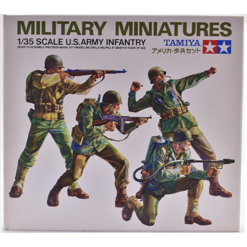 Military Miniatures U.S. Army Infantry 1:35 Scale | MM113 | Tamiya Models