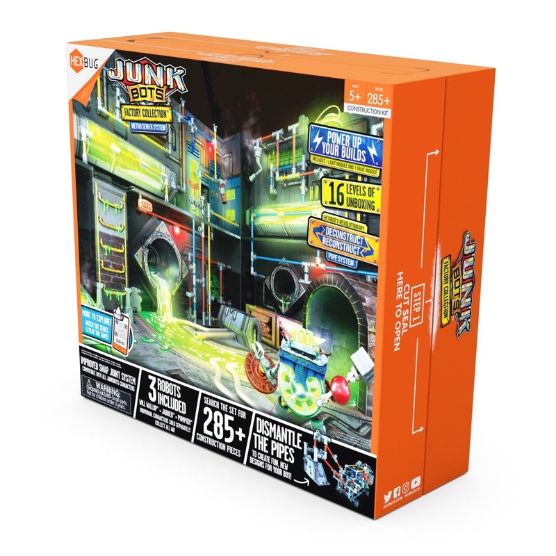 Large Factory Habitat - Metro Sewer System  - JunkBots - | 430-7799 | HexBug
