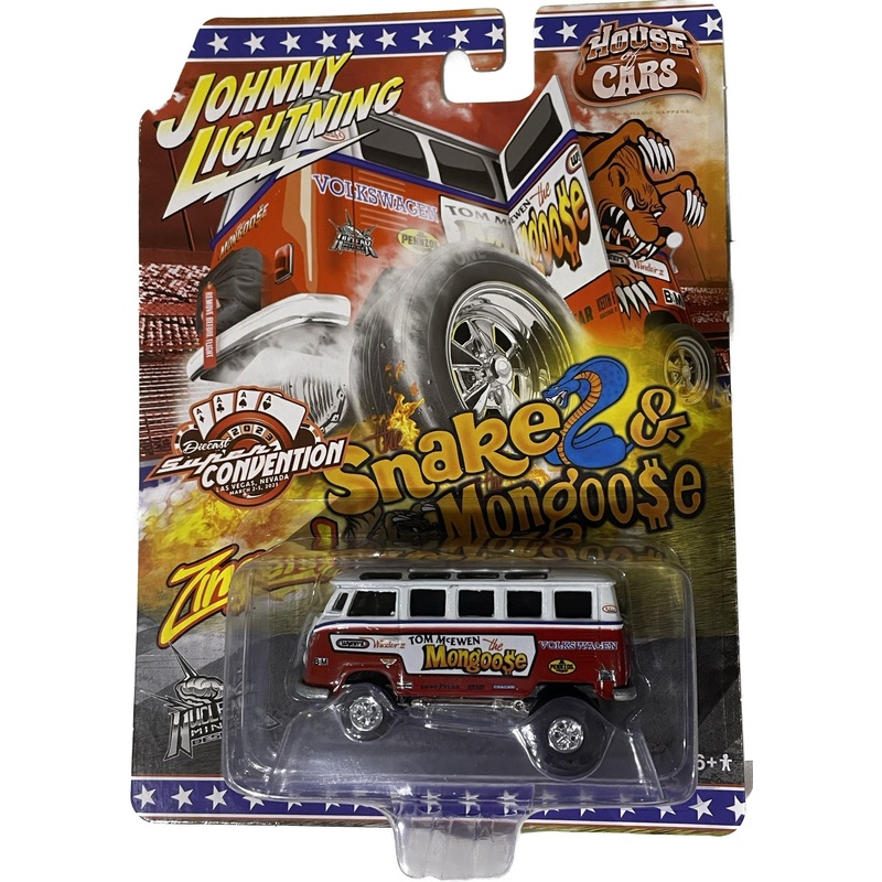 Las Vegas Super Convention 2023 Mongoose Zinger Bus | JLCP7413 | Johnny Lighting