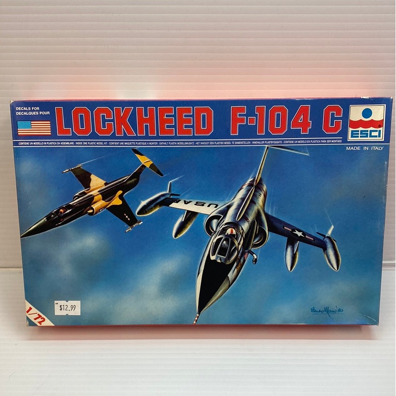 Lockheed F104G 1/72 Scale | 9011 | ESCI Model Company