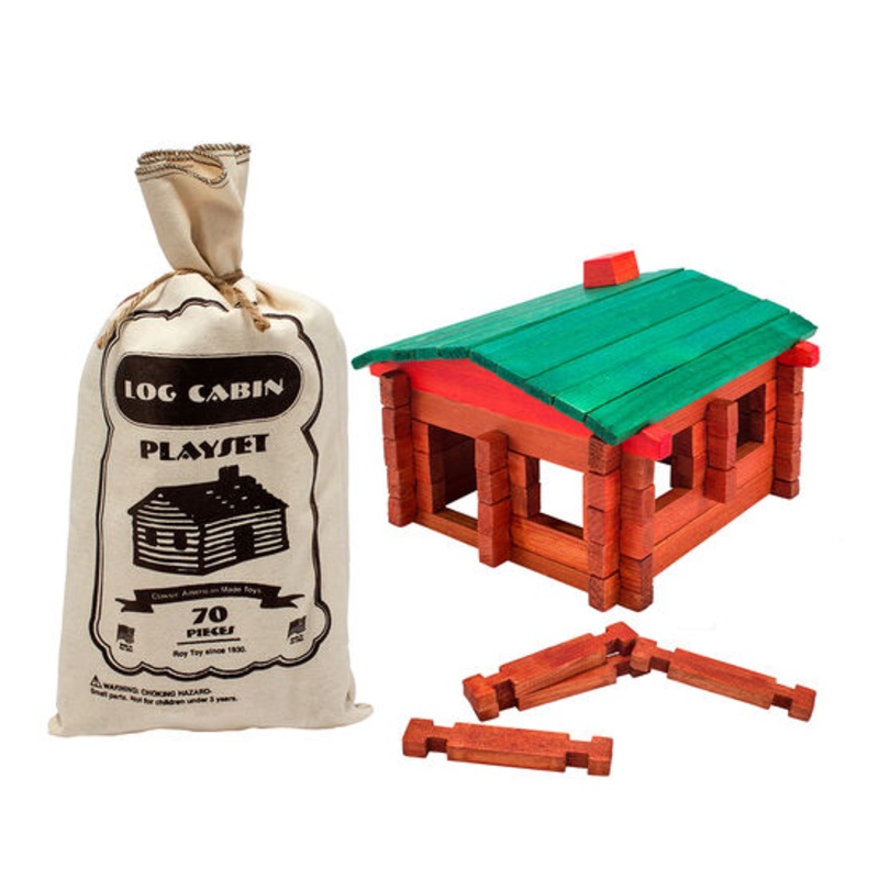 Log Cabin Building Set | RTLC | Log Building Set | Roy Toy