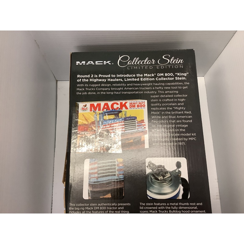 Mack DM800 Limited Edition Collector Stein damage box