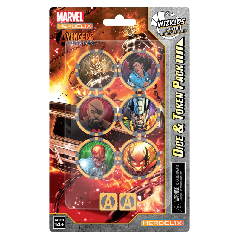 Marvel HeroClix: Avengers Forever Dice & Token Pack Ghost Rider | WZK84860 | WizKids