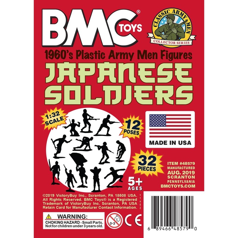 Marx Japanese Army Men  Khaki-Green | 48579 | BMC