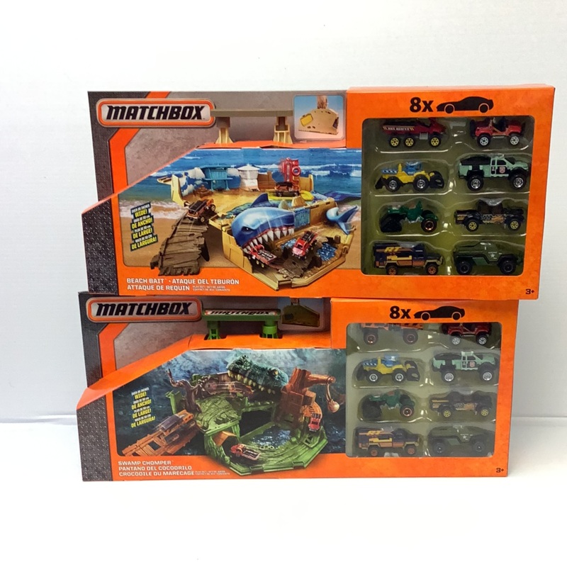 Matchbox Swamp Chomper Play set with 8 vehicles | 49615 | Mattel
