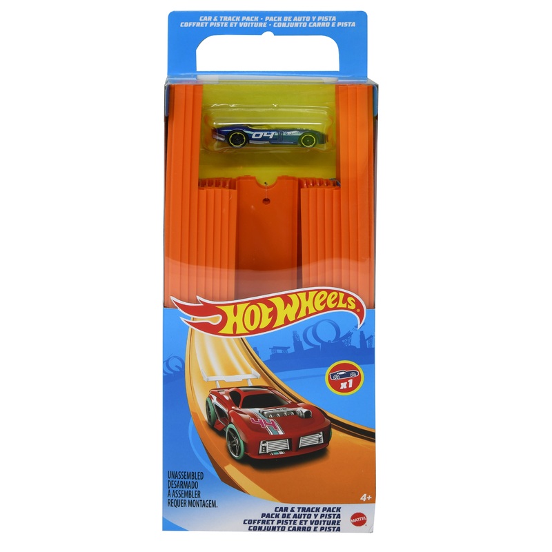 Mattel DP Hot Wheels Car And Track Pack  | BHT7 | Mattel