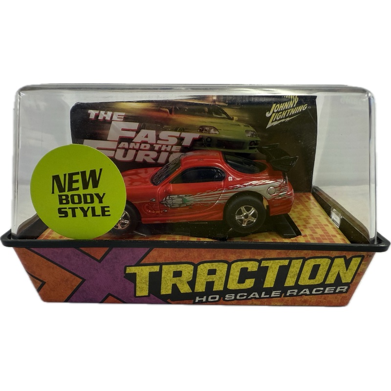 Mazda RX7 Red Xtraction Chassis Ho Scale Racer | Auto World