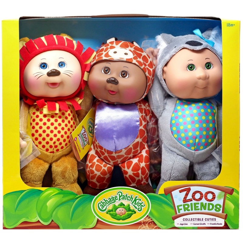 Jaye Lion - Garnet Giraffe - Frankie Koala | Zoo Friends | Cabbage Patch Kids