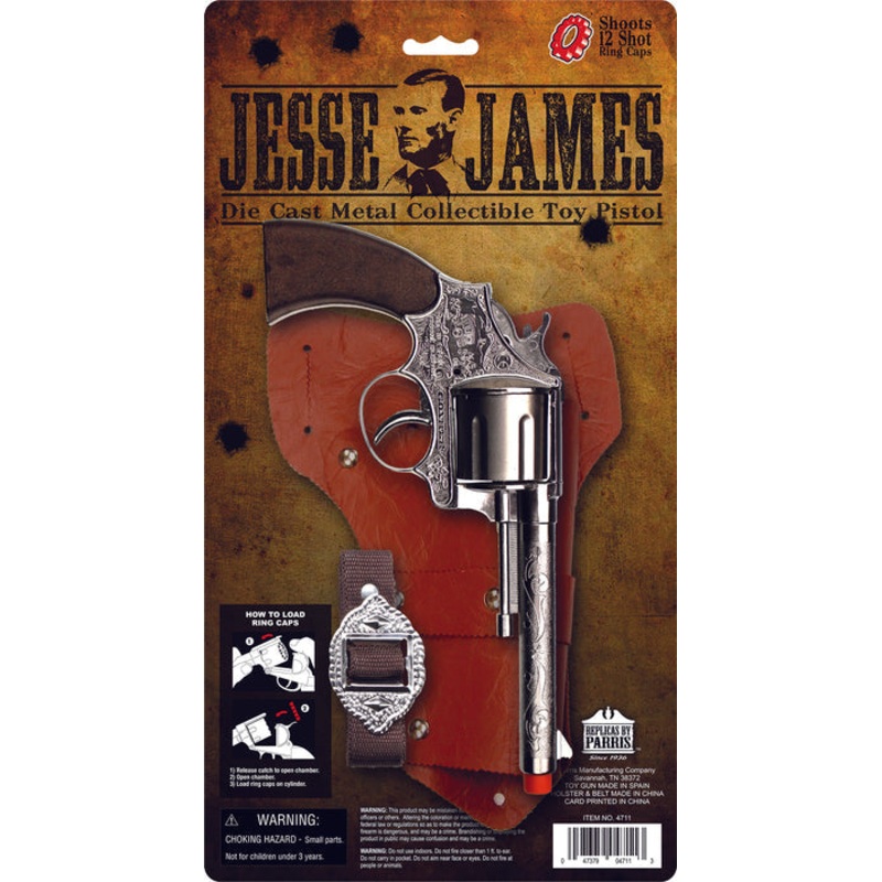 Jesse James Pistol With Holster Set | 4711 | Parris Toys