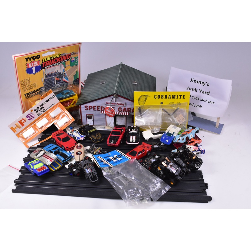 Jimmy's Junk Yard of HO Cars and Parts  | Lot D | Tyco / Aurora