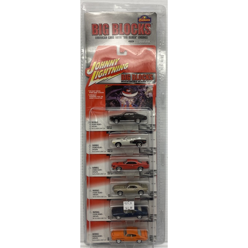 Johnny Lightning Big Blocks 6 Cars | 541-02 | Johnny Lightning