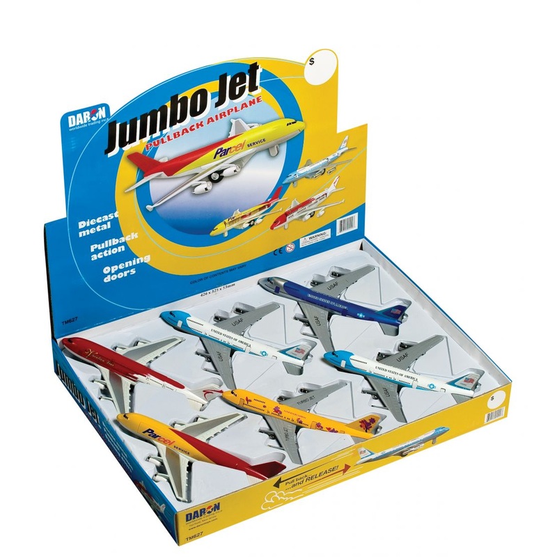Jumbo Jet Pullback Toy | TM627 | Daron