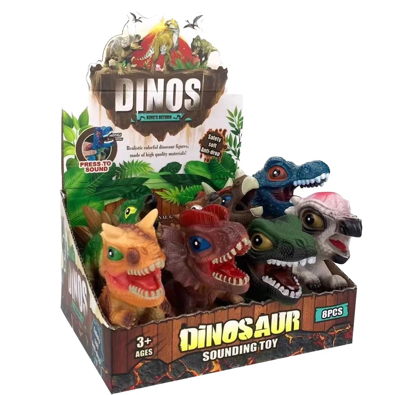 Jumbo Squeeze Assorted Dinosaur with Sound | 89038 | BVP