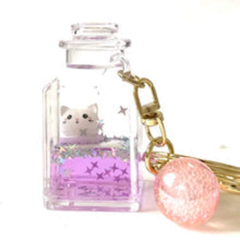 KITTY JAR FLOATY KEY CHARM  | 12062 | BC Mini