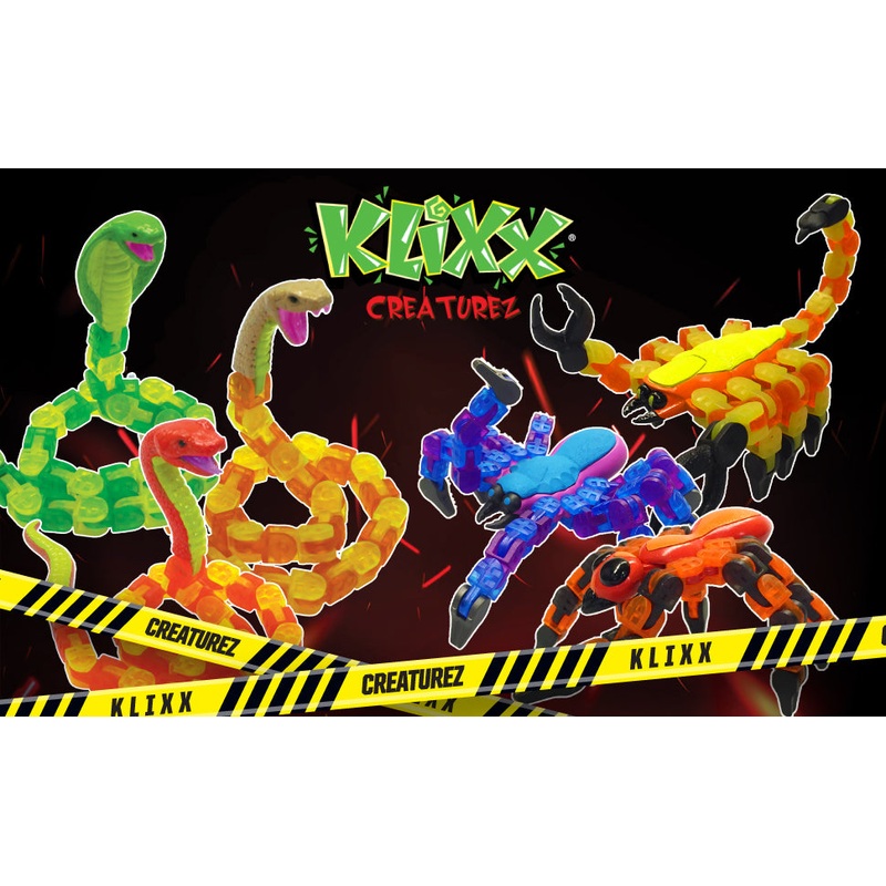 Klixx Creaturez Klixx Insects And Snakes | KX130 | KX160 | StikBot