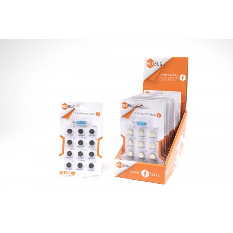 HEXBUG Batteries (12 pack) with Screwdriver | 477-6224 | HexBug