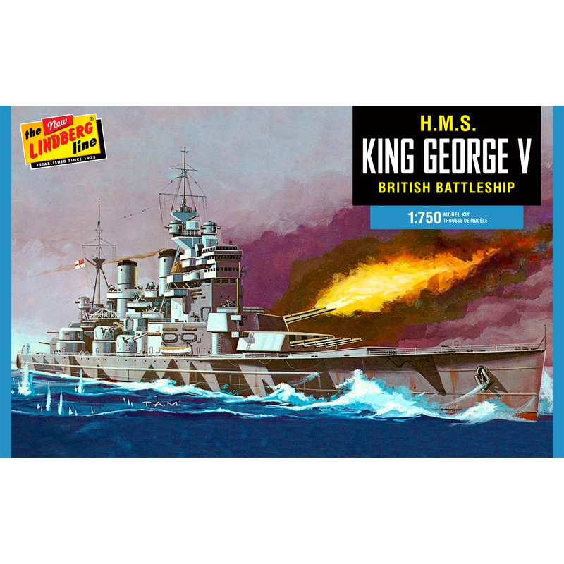HMS King George V | HL447/12 | Lindberg Model Company