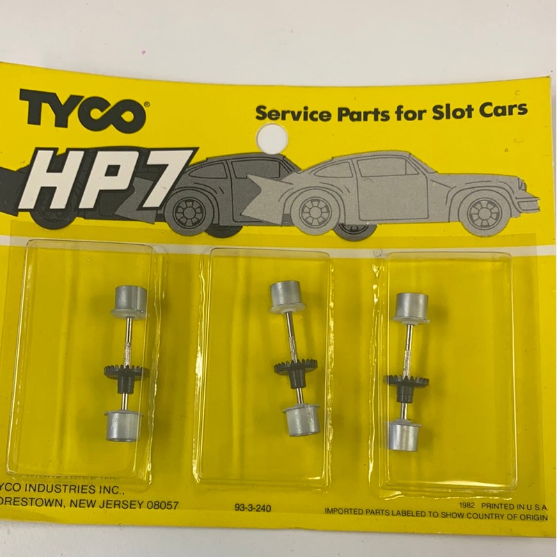 HP7 Rear Axle with Crown Gear,hubs (3 axles) | 6578 | Tyco