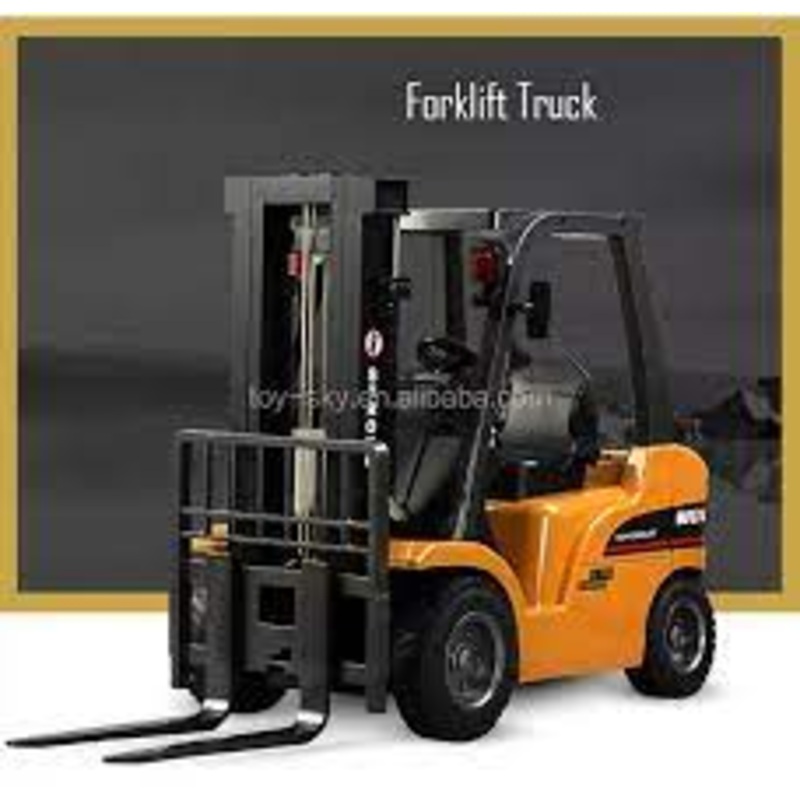 Huina 1577 RC Forklift Alloy Toy Model 1:10 8 Channel Metal Remote | HUN11577 | IMEX