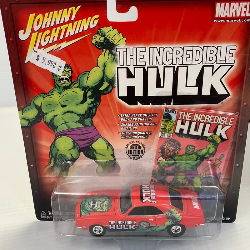 Hulk 1971  Plymouth Road Runner RED | XCL001Hulk | Johnny Lightning