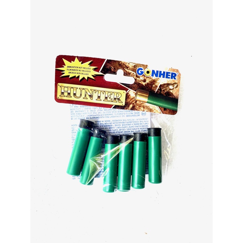 Hunter Pack of 6 Shells Cartridges | 4117/0 | Gonher