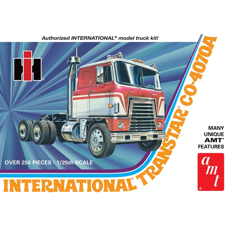 International Transtar CO-4070A Semi Tractor 1:25 Scale Model Kit | AMT1203 | AMT
