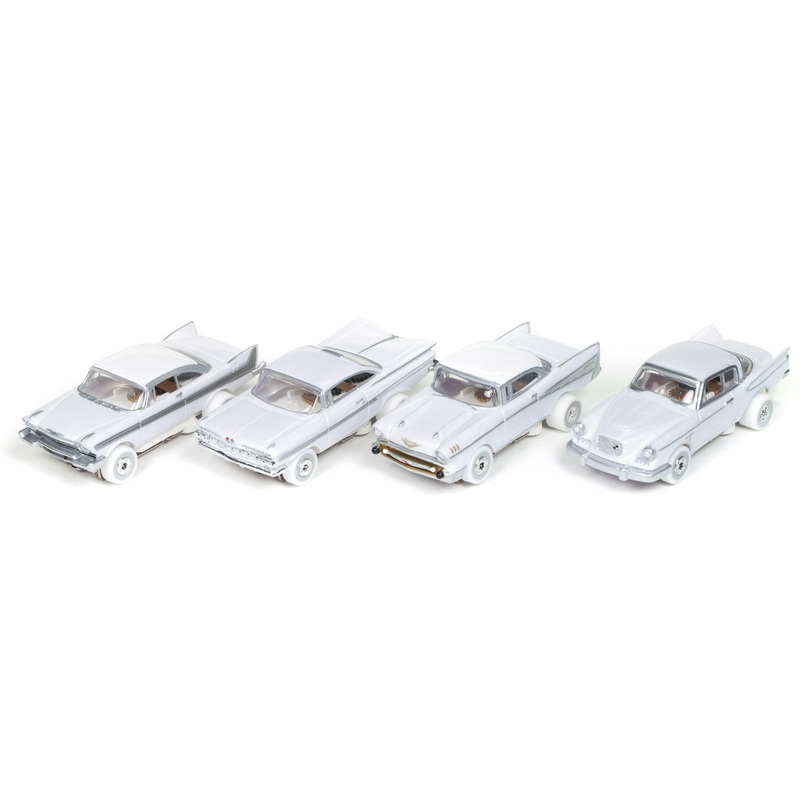 iWheels White 50's & Fins - Thunderjet - Release 22 | SC324 | 4 Cars