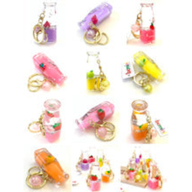 FRUIT BOTTLE FLOATY KEY CHARM  | 12071 | BC Mini
