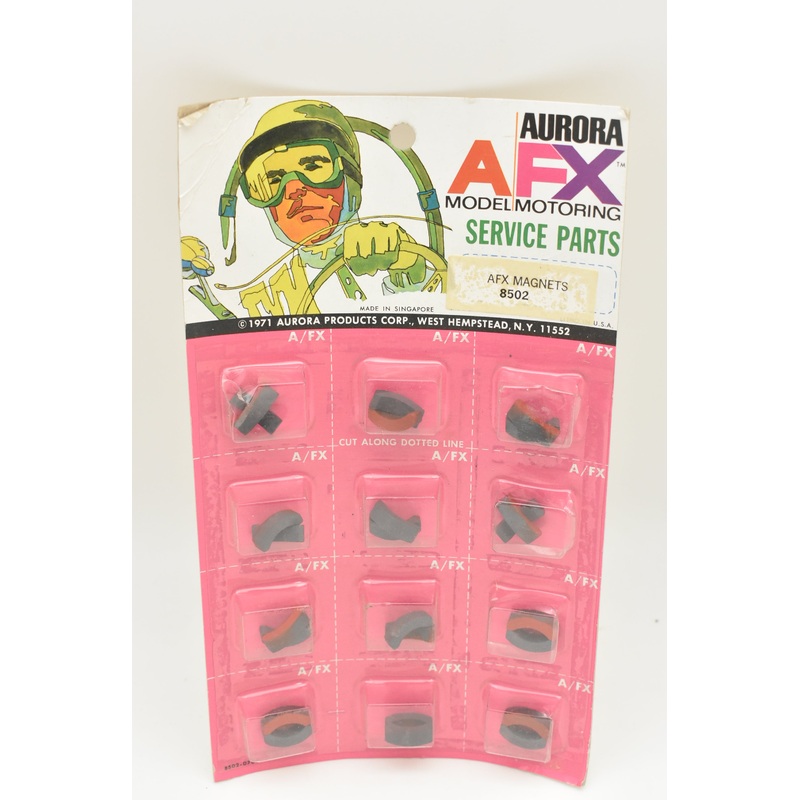 Fully Oriented Super Magnets | 1 card of 12 | 8531 | Aurora / AFX  |