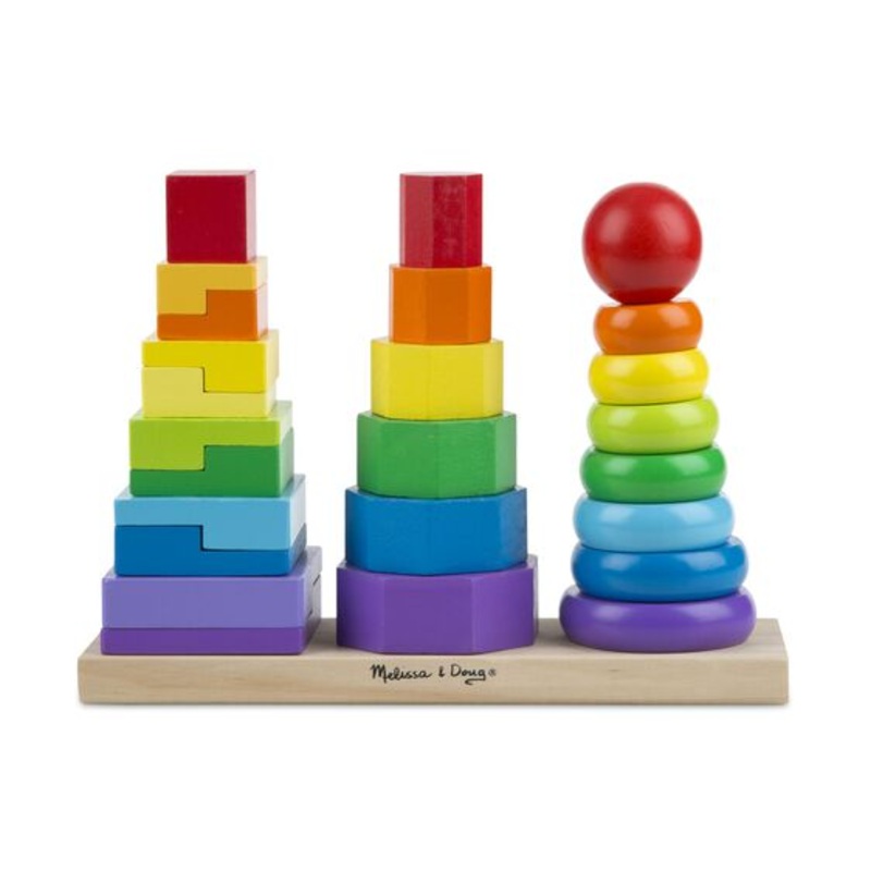 Geometric Stacker Toddler Toy | 567 | Melissa & Doug