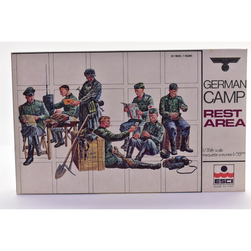 German Camp Rest Area 1:35 Scale  | 5005 | ESCI Model Company