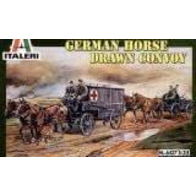German Horse Drawn Convoy 1:35 Scale  | 6437 | Italeri Model. Co