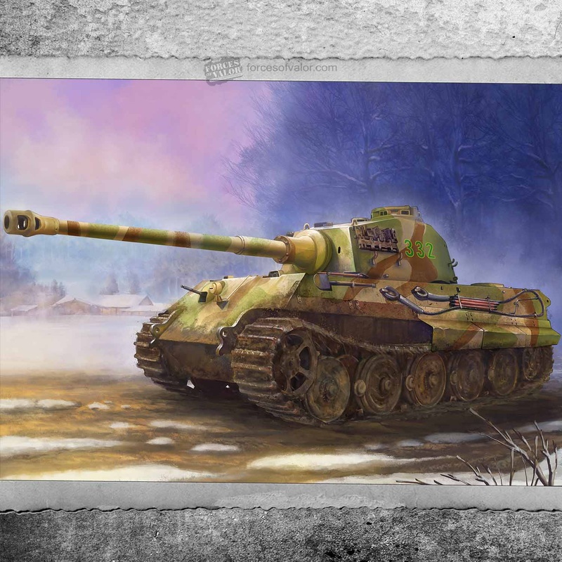German King Tiger Ardennes Dec 1944 1:72 | 873002A | Waltersons