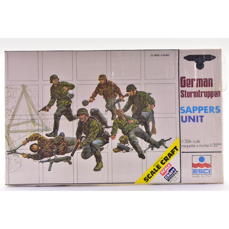 German Sturmtruppen Sappers Unit  1:35 Scale  | 5006 | ESCI Model Company