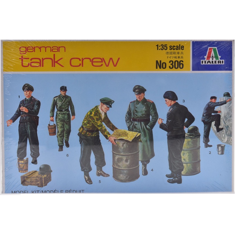German Tank Crew  1:35 Scale | 306 | ITaleri Model CO.