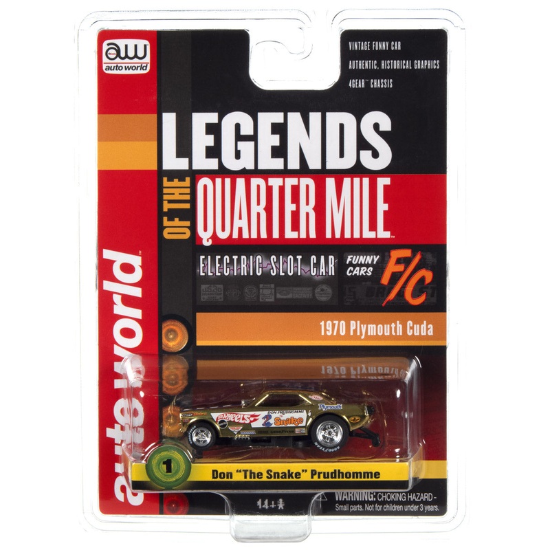 Gold Chrome Don "The Snake" Prudhomme | CP8069 | Auto World