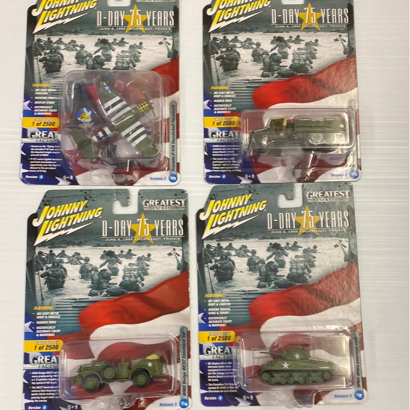 Greatest Generation D-Day 75 years | JLML002 | Johnning Lightning Die Cast