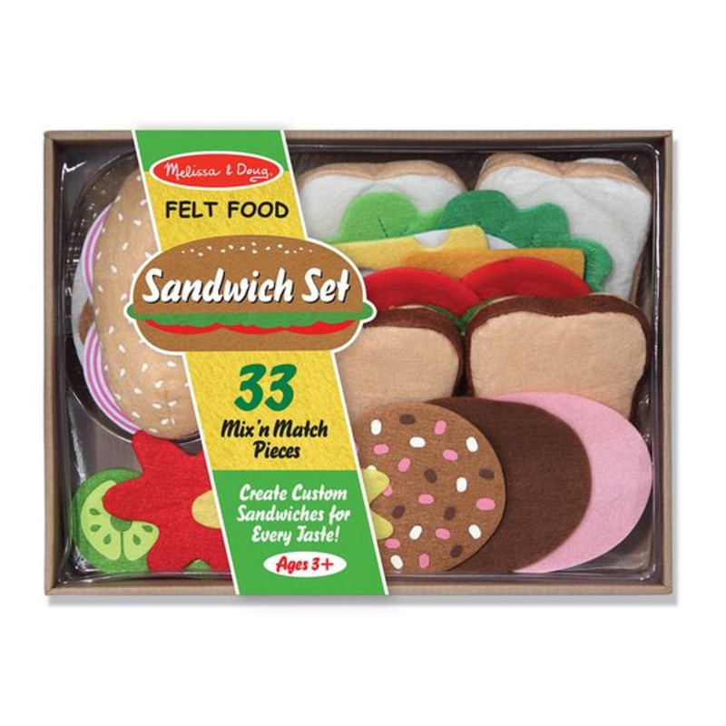 Felt Play Food - Sandwich Set | 3954 | Melissa & Doug