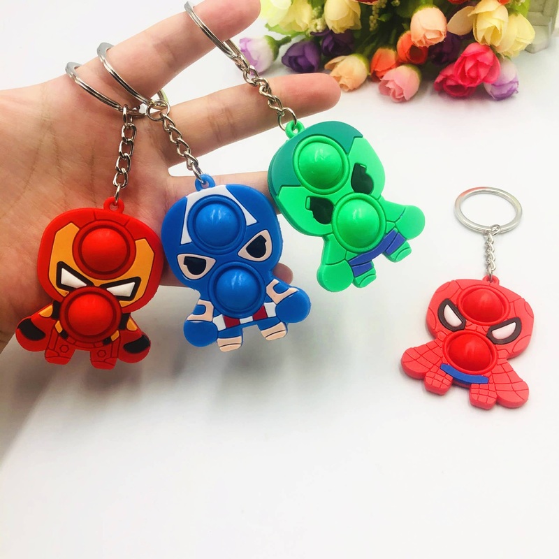 Fidget Toy Pop It Fingertip Toy Keychain | FH2928 | Faire