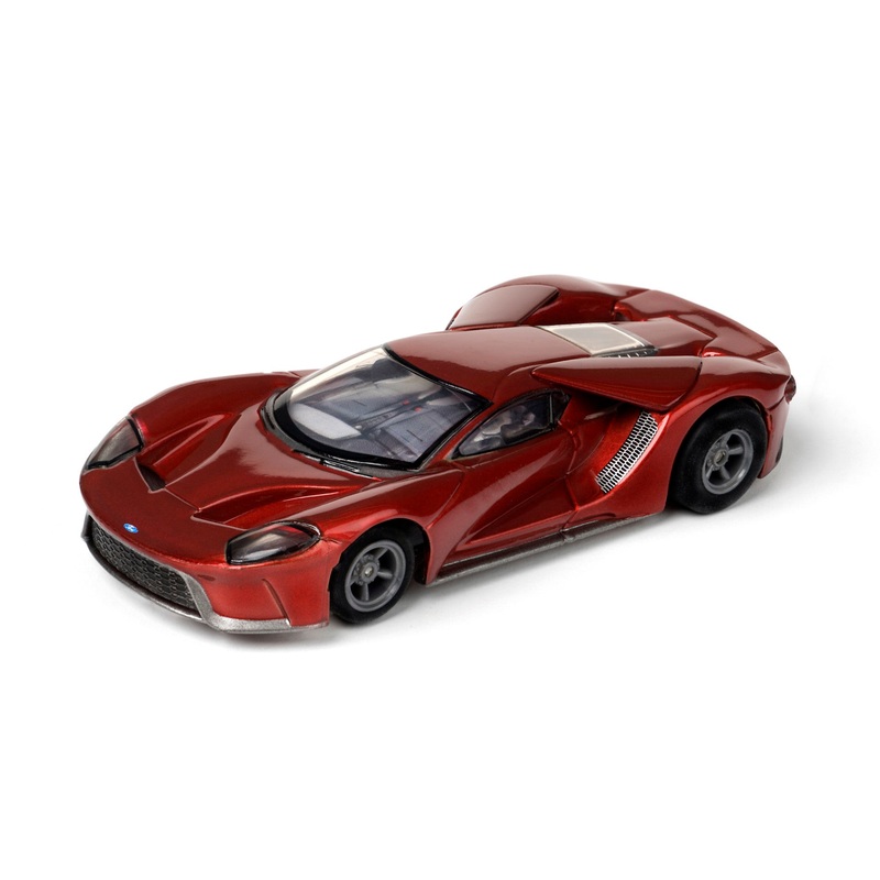 Ford GT Liquid Red Mega G+ HO Slot Car  | 22030 / 21008 | AFX/Racemasters