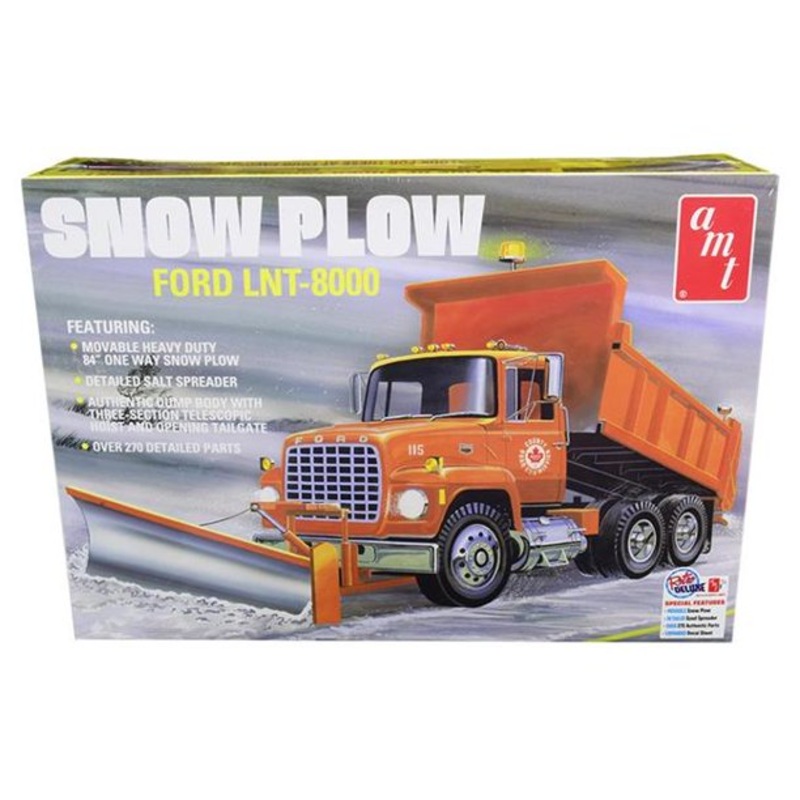 Ford LNT-8000 Snow Plow (1/25 SCALE) VEHICLE MODEL KIT | AMT1178  | AMT Models