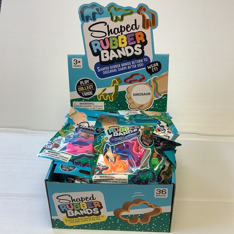 Dinosaur Shaped Rubber Bands | 88425 | BVP