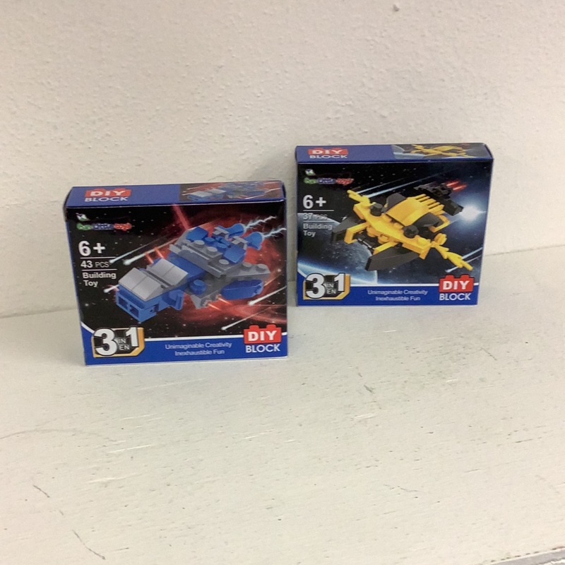 DIY block toy/star world 4 mix space ship